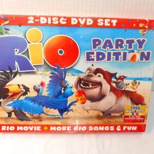 Rio Movie Party Edition 2 Disc DVD BRAND NEW